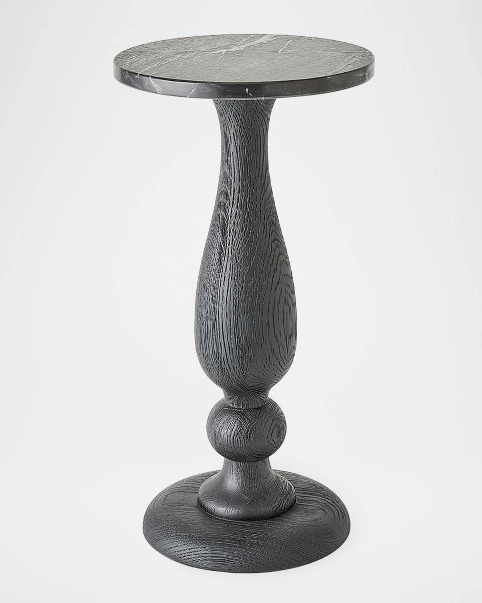 Vessel 23.5" Side Table, Black